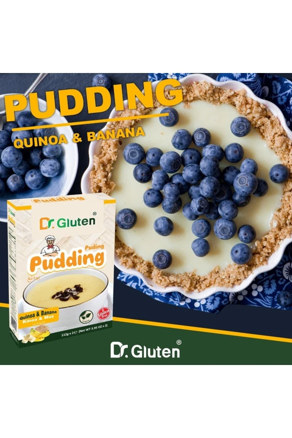 Muzlu Kinoalı Glutensiz Puding 112 G