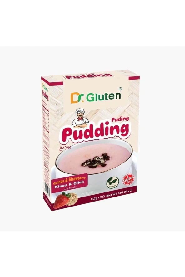 Glutensiz Çilekli Kinoa Puding 224 Gr