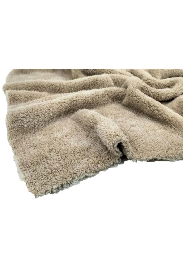 Bej Wellsoft Kedi Köpek Battaniyesi 65 cm x 90 cm - 2