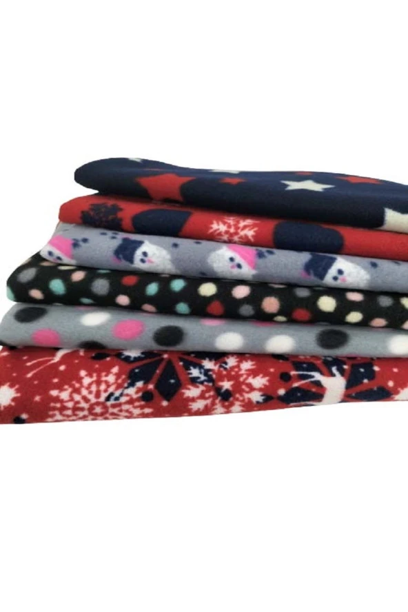 Kedi Köpek Polar Battaniye Desenli Outlet 5 Adet - 2