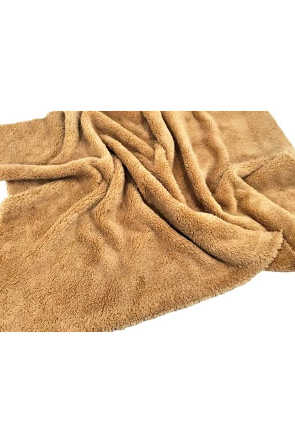 Sütlü Kahve Renk Wellsoft Tek Kişilik Battaniye , TV Battaniye - 2