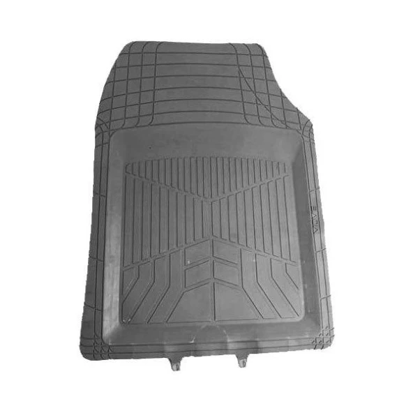 Jeep Renegade Pufi için 3D Havuzlu Move Universal Paspas Mat Gri - 3