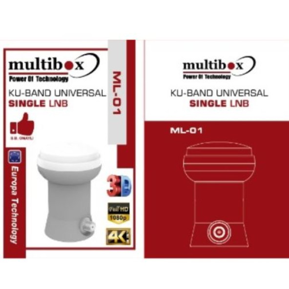 MULTİBOX UNİVERSAL FULL HD /4K SİNGLE TEKLİ LNB