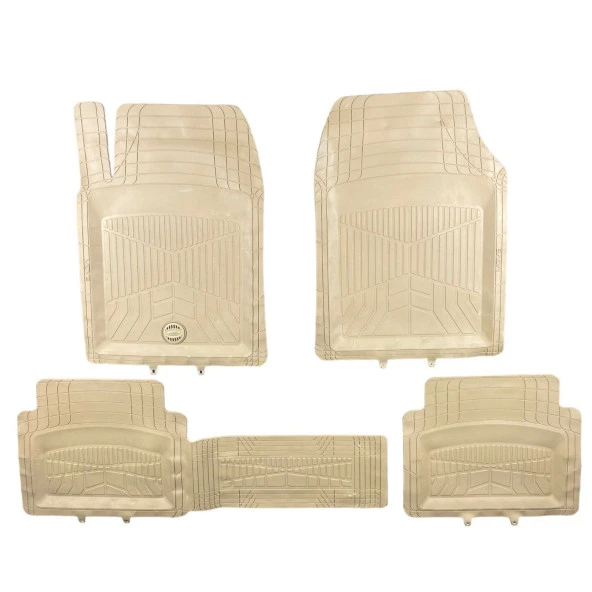 Alfa Romeo 156 için Yeni Seri Pufi 3D Move Universal Paspas Bej Renk