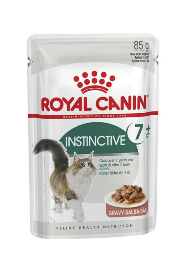 Royal Canin Cat FHN Instinctive +7 Gravy Yaş Kedi Konservesi 85 gr