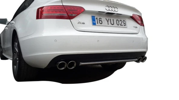 Audi A5 8P3 için 2008 - 2011 Sportback Arka Tampon Eki - Difüzör (Plastik)