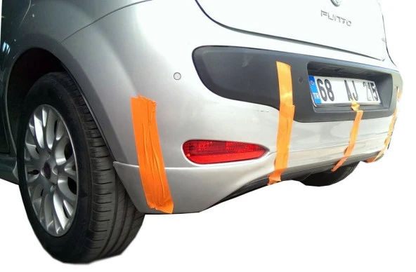 Fiat Punto Evo için (2010 Sonrası) Arka Tampon Eki - Difüzör (Plastik)