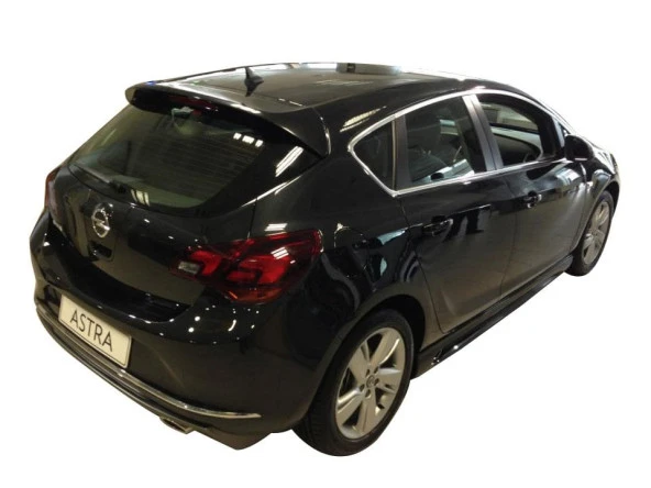 Opel Astra J için Hatchback Makyajlı (2013-2015) Arka Tampon Eki - Difüzör (Plastik)