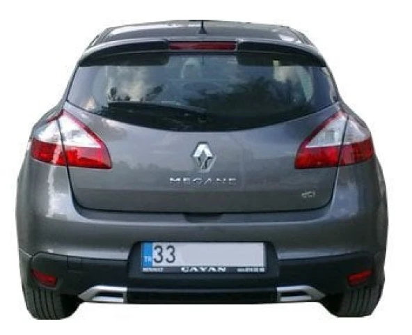 Renault Megane 3 için (2009-2013) Sport Difüzör (Plastik)