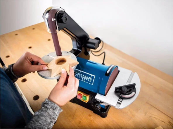 Scheppach Şerit Disk Zımpara Motoru BTS700 - 2