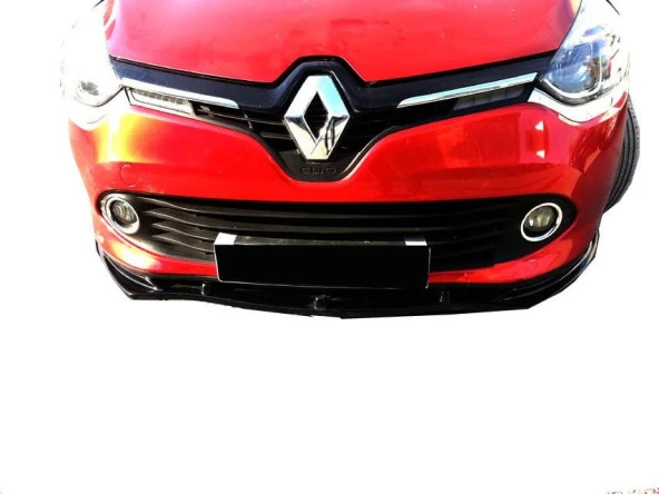 Renault Clio 4 için (2012-2016) Ön Tampon Altı Lip (Plastik)