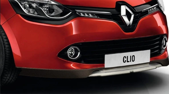 Renault Clio 4 için (2012-2016) Sport Ön Tampon Altı Ek + Lip (Plastik)