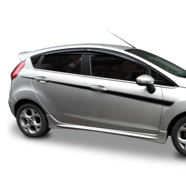 Ford Fiesta (2008-2013) için Yan Marşpiyel Seti (Plastik)