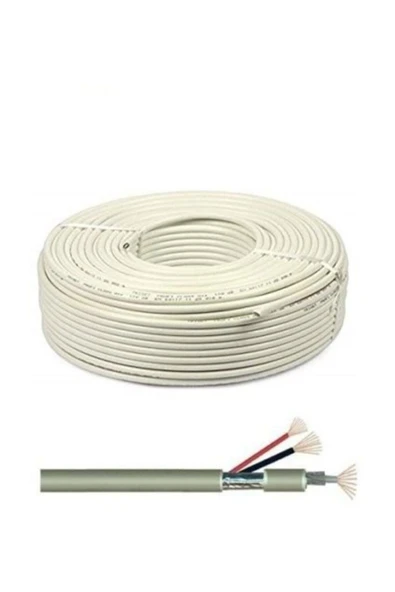 100 Metre Güvenlik Kamera Kablosu 2+1 0.22 Cctv Kablo - 4