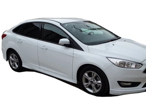 Ford Focus 3 için Sedan (2012-2015) Yan Marşpiyel Seti (Plastik)