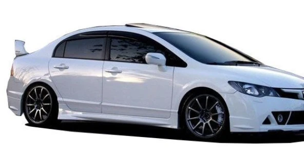 Honda Civic Fd6 için (2006-2011) Mugen Yan Marşpiyel Seti (Plastik)