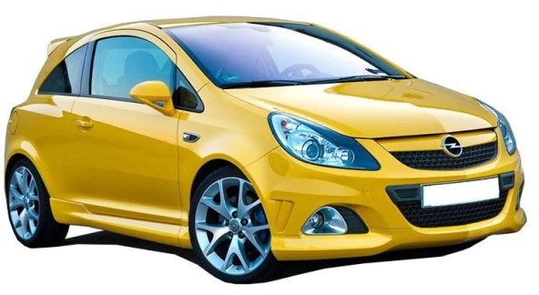 Opel Corsa D için (2007-2015) Opc 2 Kapılı (Coupe) Yan Marşpiyel Seti (Plastik)