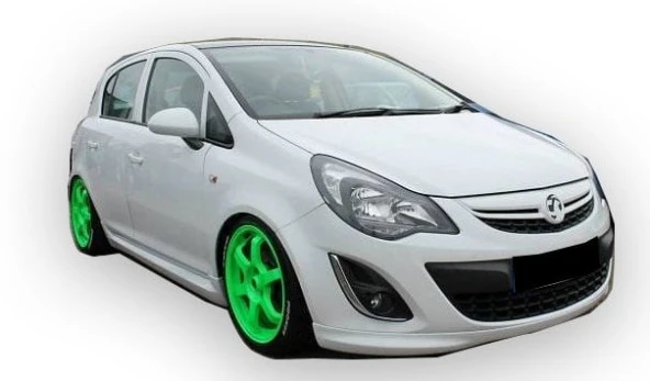 Opel Corsa D için 2007 - 2015 Opc Yan Marşpiyel Seti (Plastik)