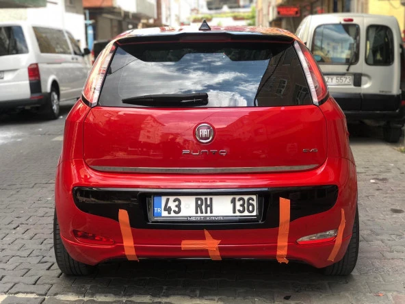 Fiat Punto Evo için Arka Ek Makyajlı (Plastik)
