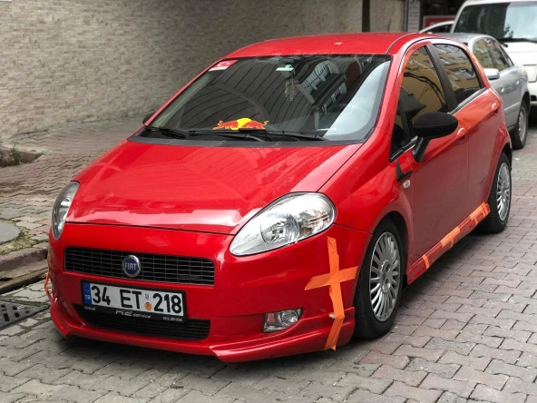 Fiat Punto Grande için Rieger Ön Ek (Plastik)