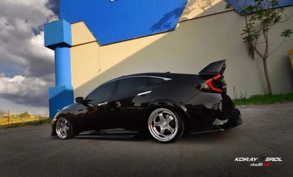 Honda Civic Fc5 için Typer Yan Marşpiyel