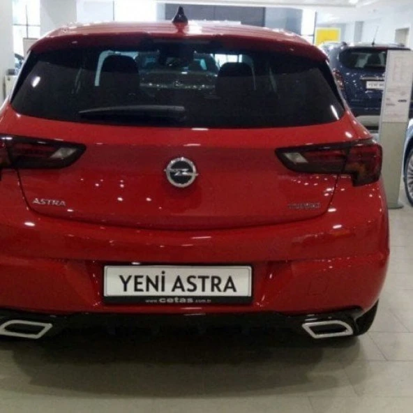 Opel Astra K için Egzoz Görünümlü Difüzör