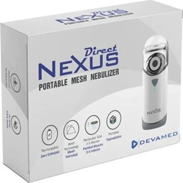 Nexus Direct Taşınabilir Mesh Hava Makinesi Nebulizatör