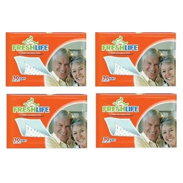 FRESHLIFE Yatak Koruyucu 90X180 30Lu 120 Adet Freshlıfe