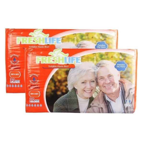 FRESHLIFE Hasta Bezi 60 Adet Medium