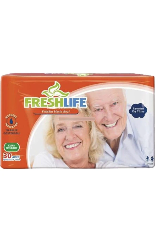 FRESHLIFE Yetişkin Hasta Bezi -Ekstra Büyük Boy 60 Adet