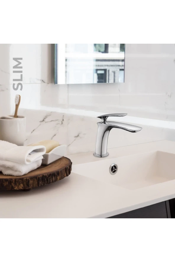 Slim Lavabo Bataryası Krom