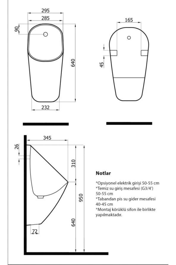Newarc Life Pisuar Foteselli - 3