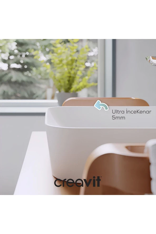Creavit UL040 40 cm Ultra Çanak Lavabo - 2