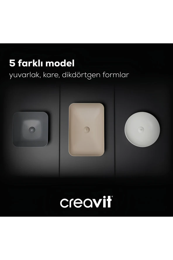 Creavit UL040 40 cm Ultra Çanak Lavabo - 5