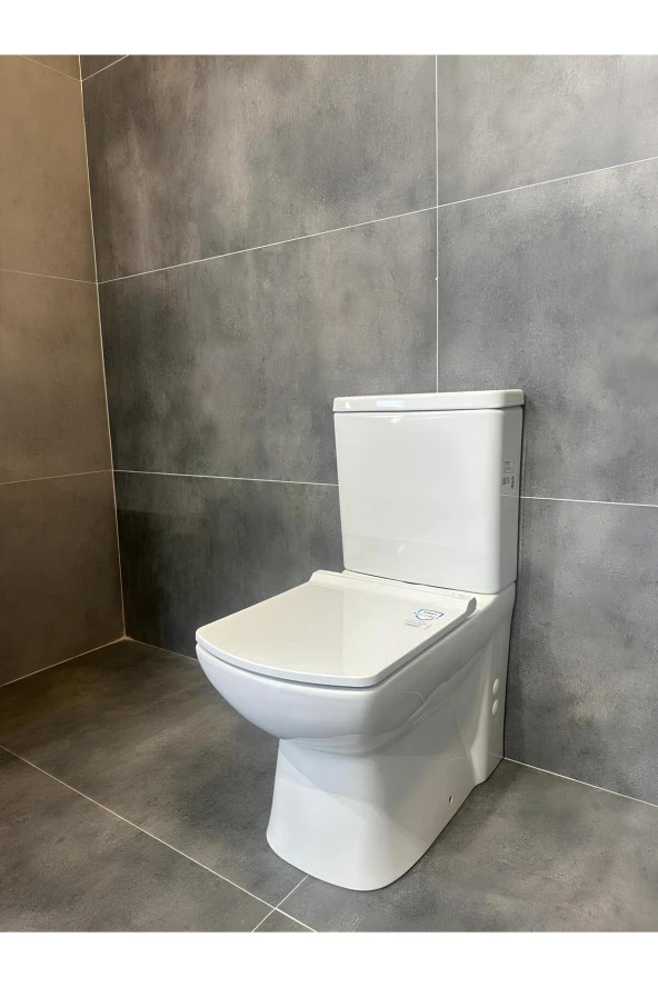 Goya Duvara Sıfır Klozet Rezervuar Iç Takım Yavaş Kapanır Pp Slim Kapak