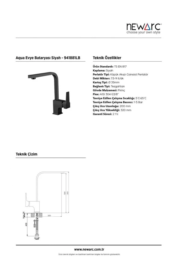 Aqua Evye Bataryası Siyah - 4