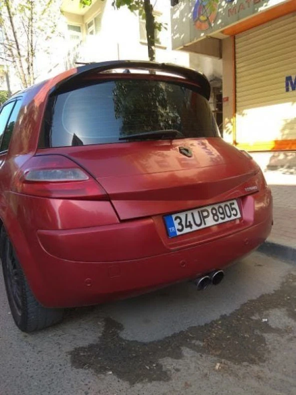 Renault Megane Uyumlu 2 Rs Spoiler Hatchback (Fiber) ürün görseli 1