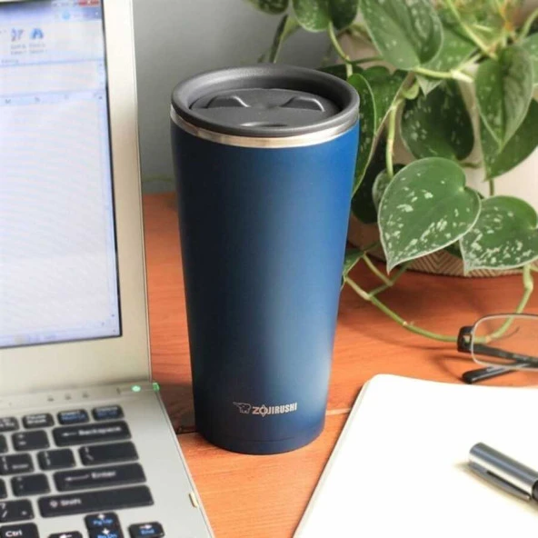Zojirushi SX-FSE45 Süzgeçli Kapak Vakumlu Termos B Renk:Lacivert - 4
