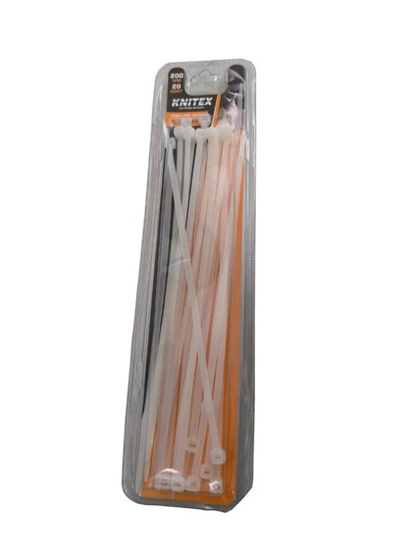 BEYAZ CIRT KELEPÇE 20 cm - Plastik Kelepçe 20 cm - 2