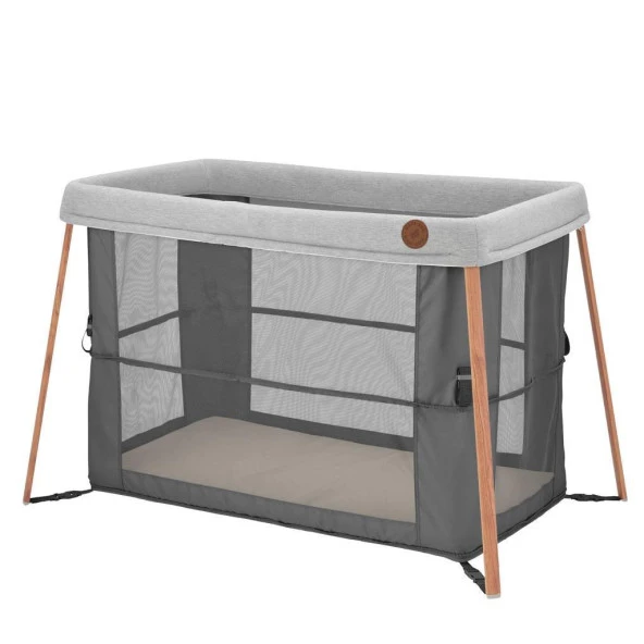 Maxi Cosi Iris 2 'si Bir Arada Anne Yanı Beşik ve Taşınabilir Çift Katlı Park Yatak Beyond Graphite Eco ürün görseli