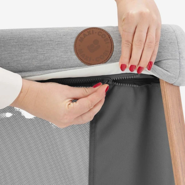 Maxi Cosi Iris 2 'si Bir Arada Anne Yanı Beşik ve Taşınabilir Çift Katlı Park Yatak Beyond Graphite Eco - Resim 10