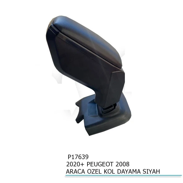 Peugeot 2008 Araca için Özel Kol Dayama Siyah 2020+ ürün görseli