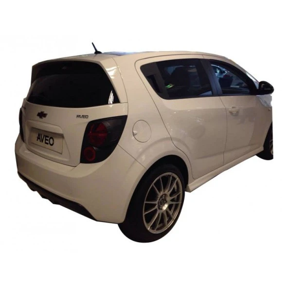 Chevrolet Aveo Hatchback için - Sedan 2012 Sonrası Yan Marşpiyel Seti (Plastik) - Resim 2
