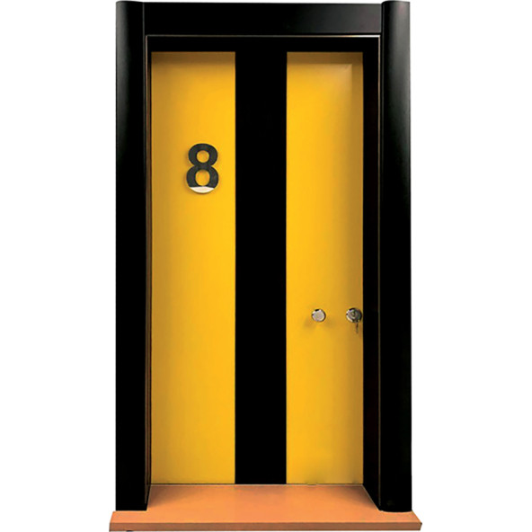 Enka Door Çelik Kapı Kale Yarı Merkezi Kilit Pvc Serisi Model Moscov Sol Açılır