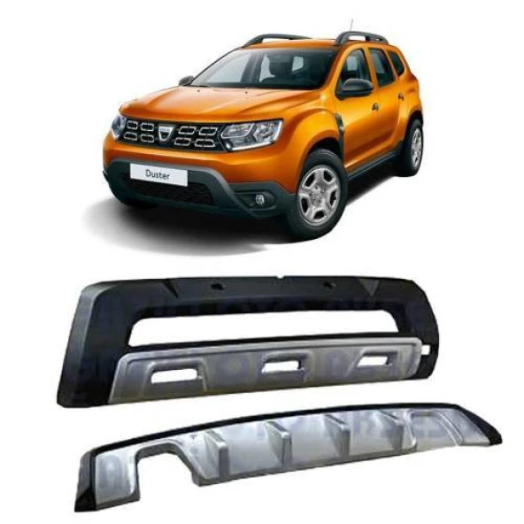 Dacia Duster (2012-2018) için Ön Arka Tampon Koruma