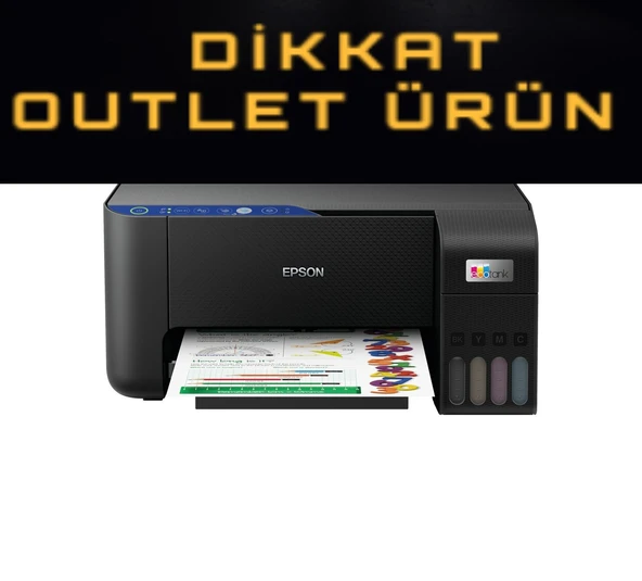 Epson Ecotank L3252 Renkli Tanklı Yazıcı Baskı-Tarama- Kopya - ( Usb, Wifi, Wi-Fi Direct )