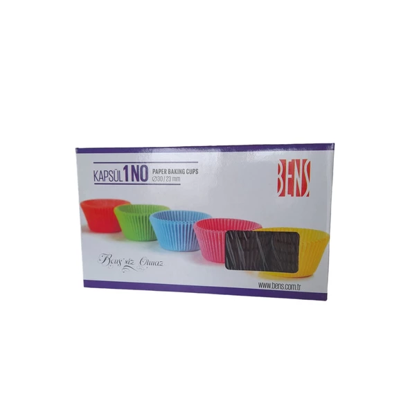 1 NO (30x23) KAHVERENGİ KAPSÜL 1.000'Lİ - 1