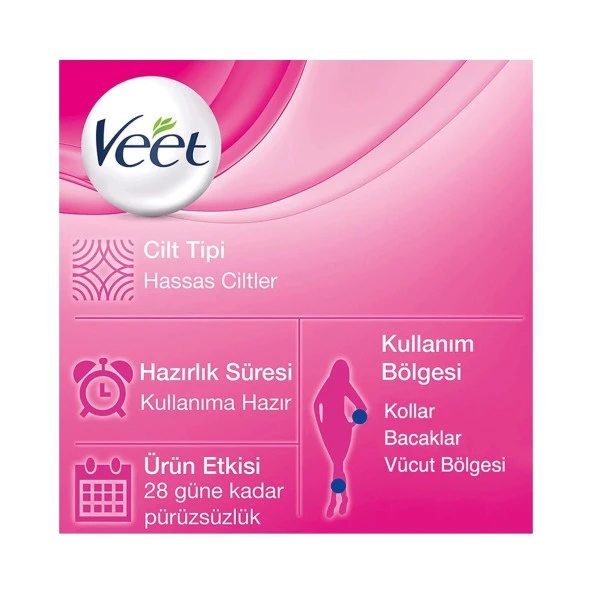 Veet Pure Ağda Bandı 40x2 80'li - 3