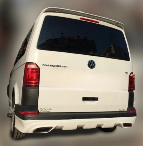 Volkswagen T7 Difüzörlü için Arka Karlık Tampon Eki Boyalı
