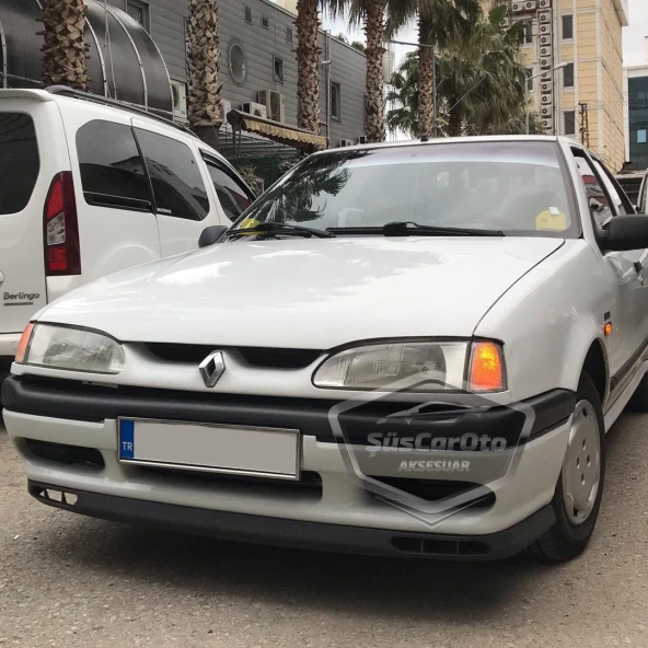 Renault 19 Europa 1994-2001 Uyumlu Üniversal Laguna Lip Esnek Ön Lip 2 Parça Tampon Altı Dil Karlık Ön Ek